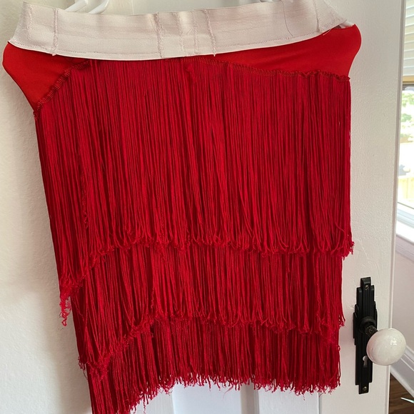 Costume Piece-Flapper type skin tight stretch skirt for under a longer piece. - Picture 2 of 7